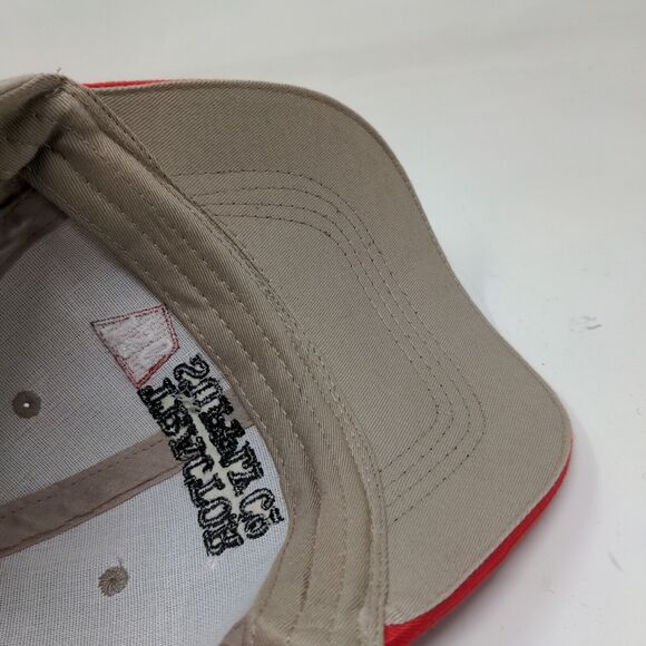 Tractor Supply Co Men's Slideback Hat Tan Adjustable Embroidered Logo - Picture 11 of 11